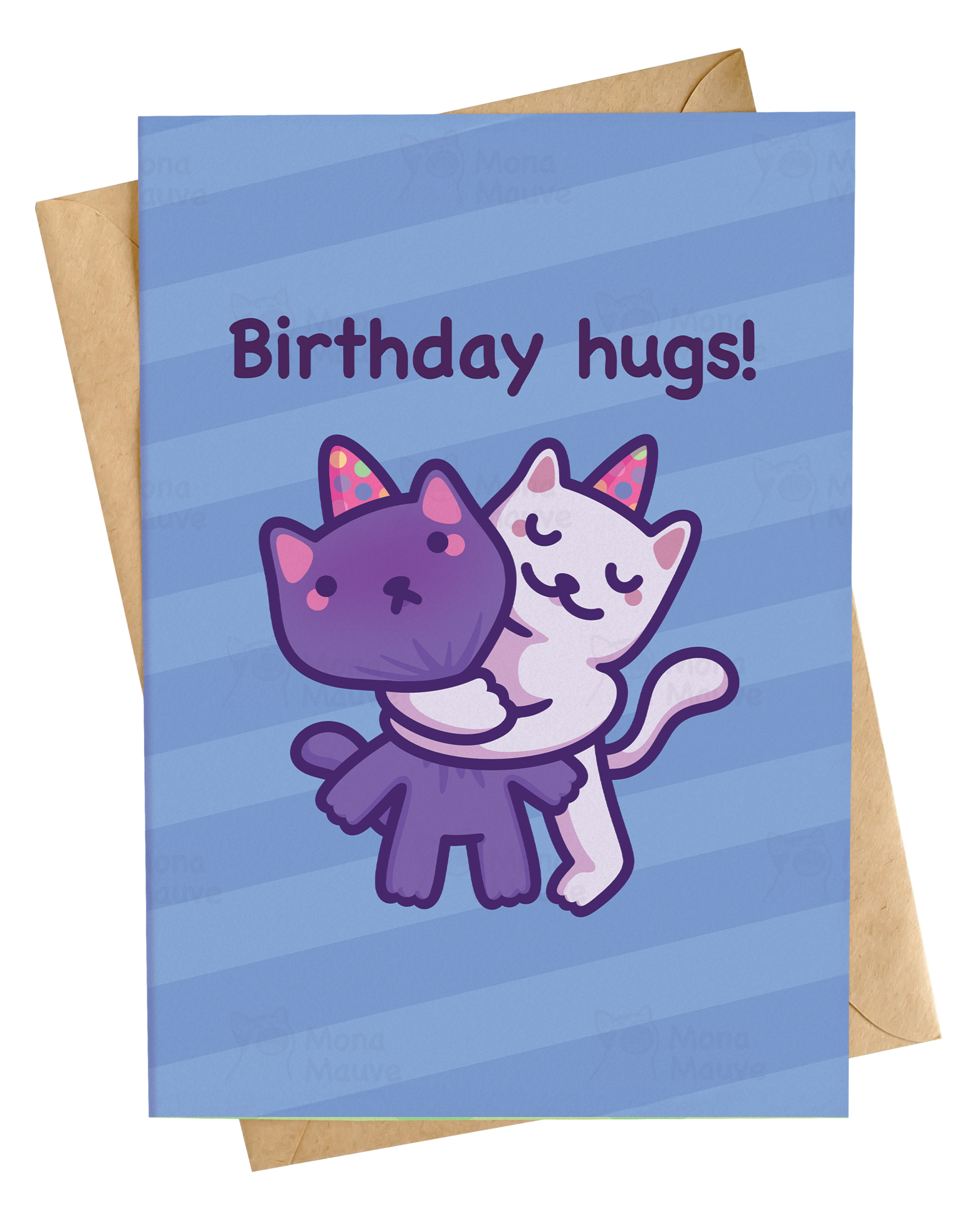Cat Birthday Card | Birthday Hugs!