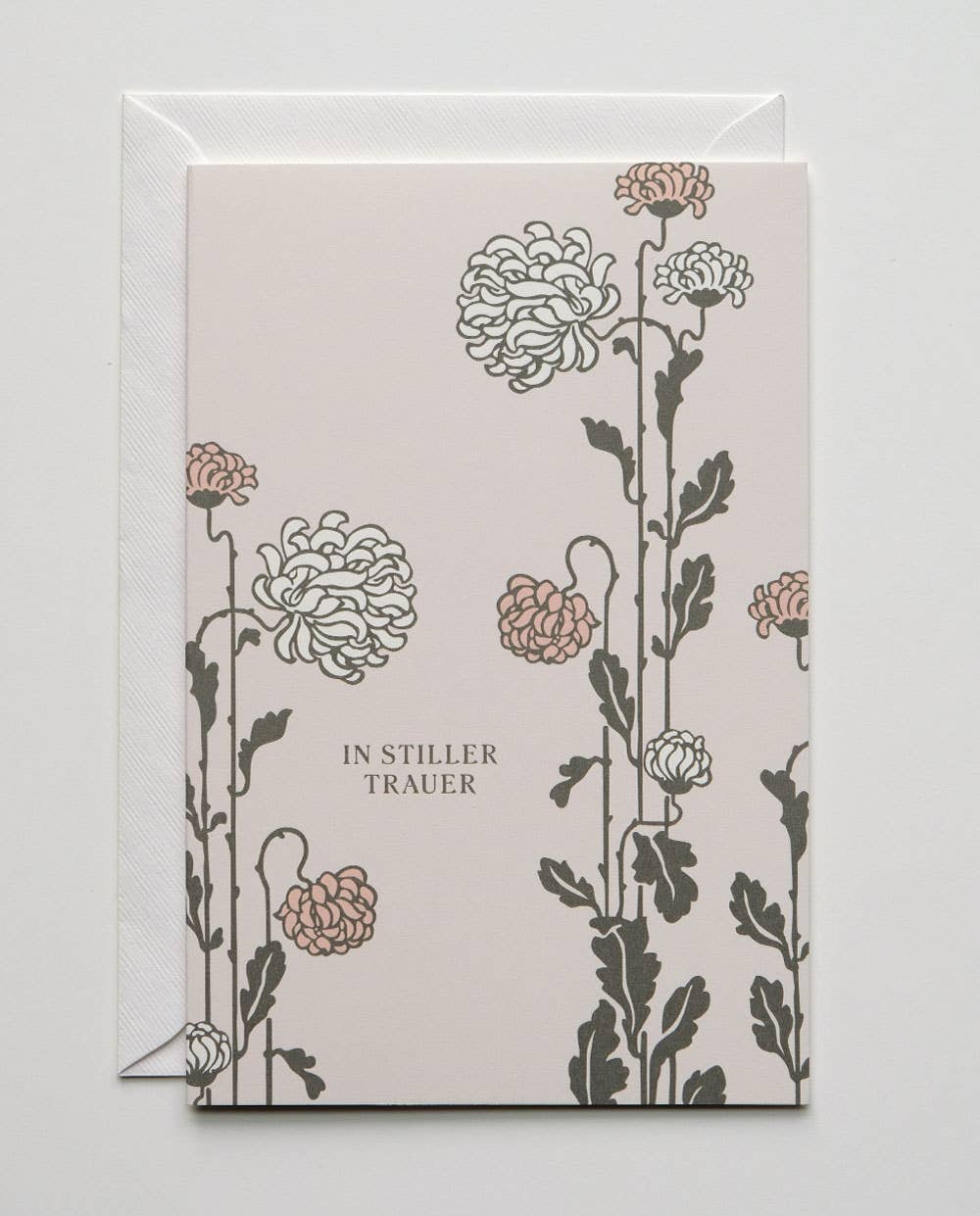 Trauerkarte: Chrysanthemum