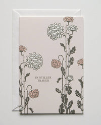 Trauerkarte: Chrysanthemum