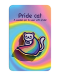 LGBTQ+ Pride Kitten Badge