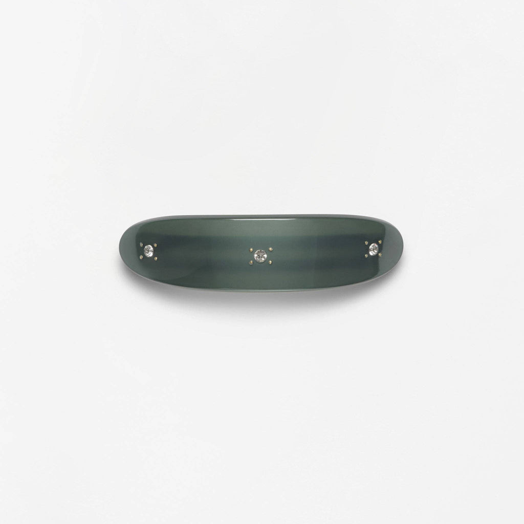 Thelma Parisienne hair clip: Emerald