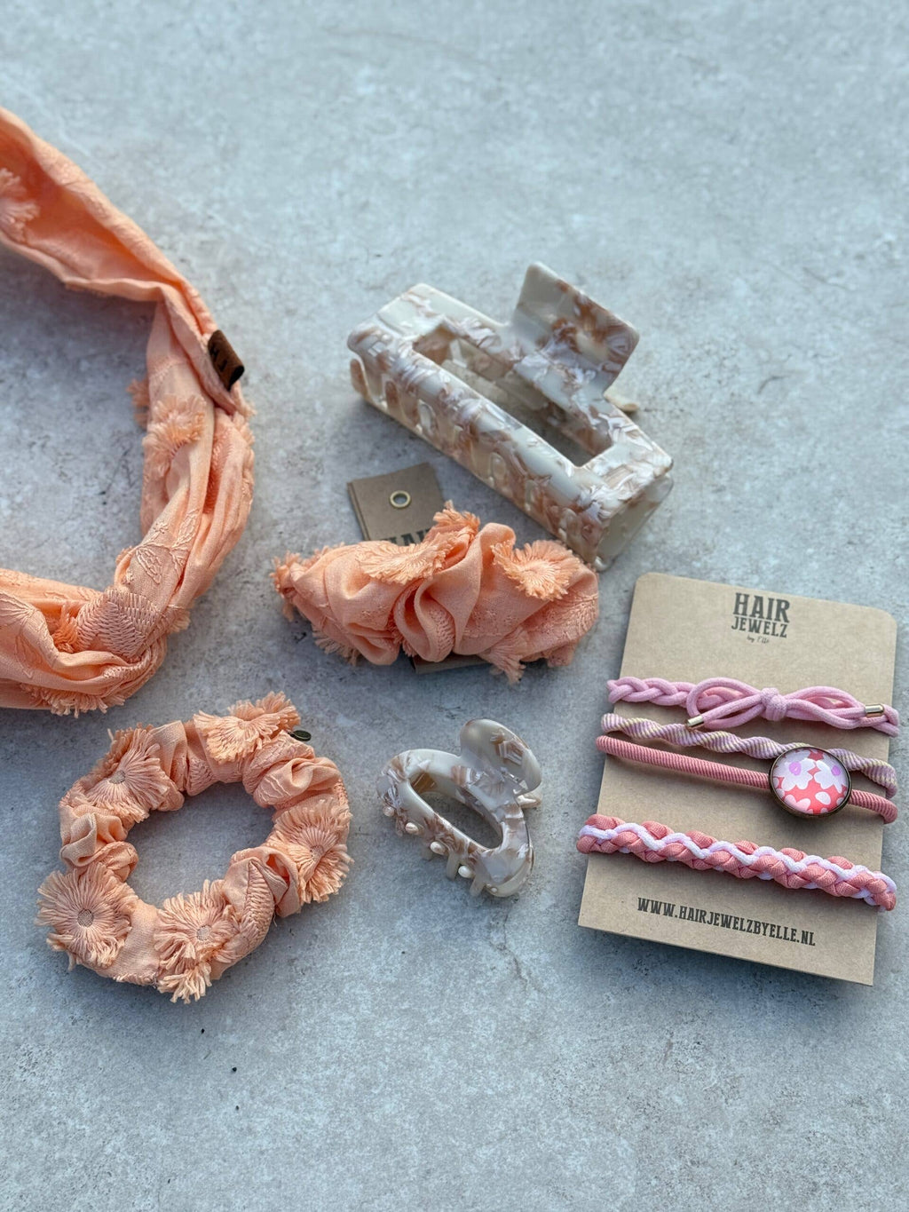 Hair Clip - Colourclaw S "Marble Beige"
