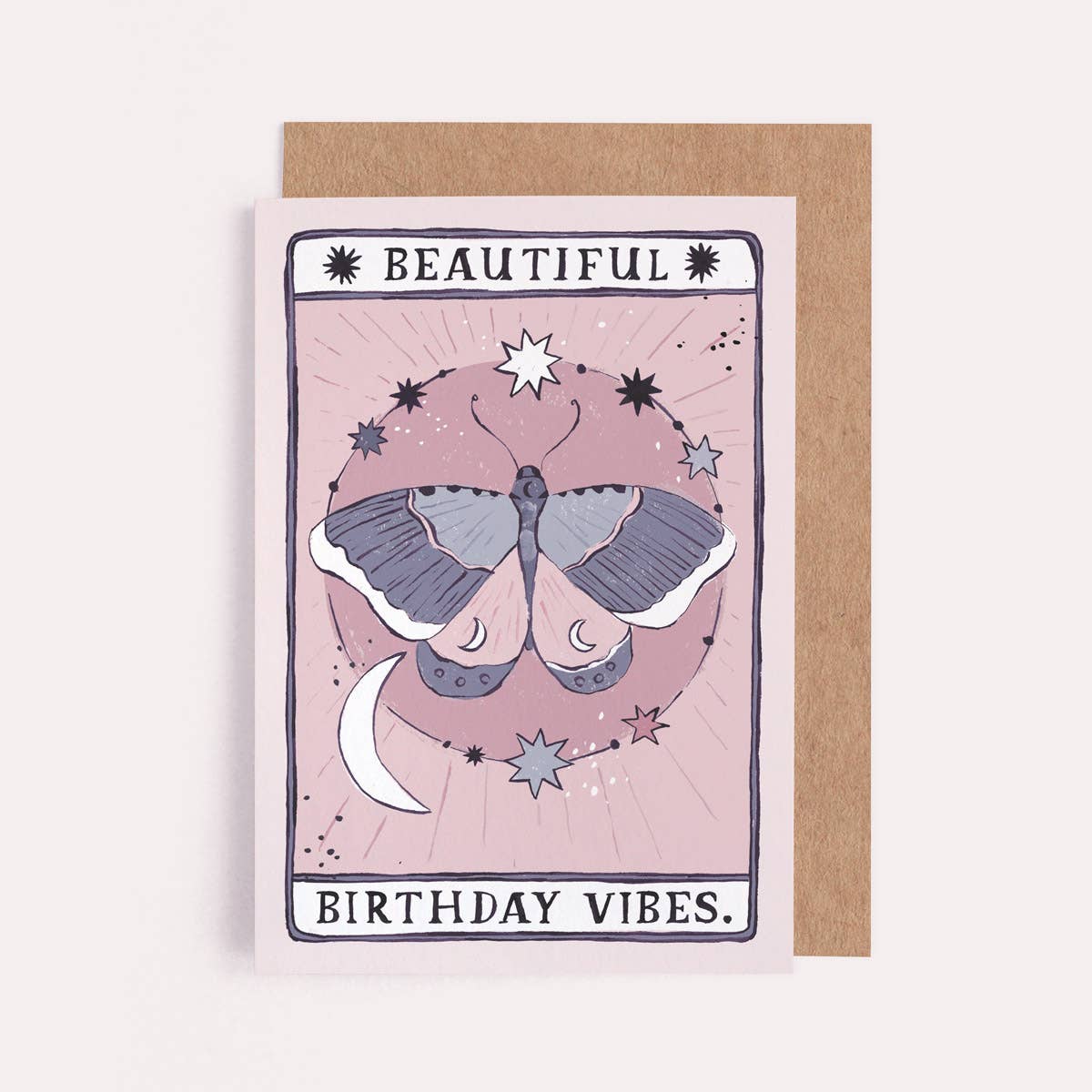 Card Moth Birthday Vibes