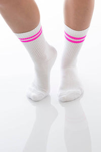 SERENA - Crew Socks neon pink: 35/38