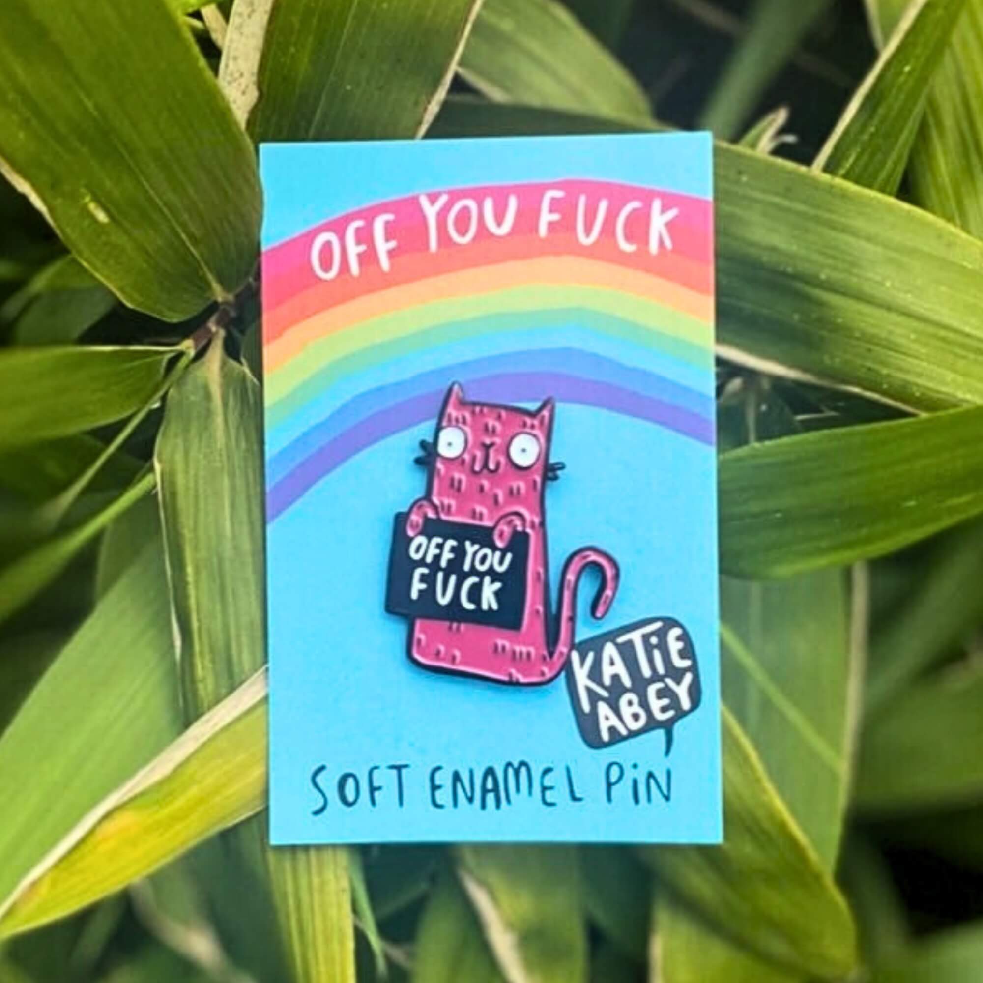 Pin: Off You F*ck Cat