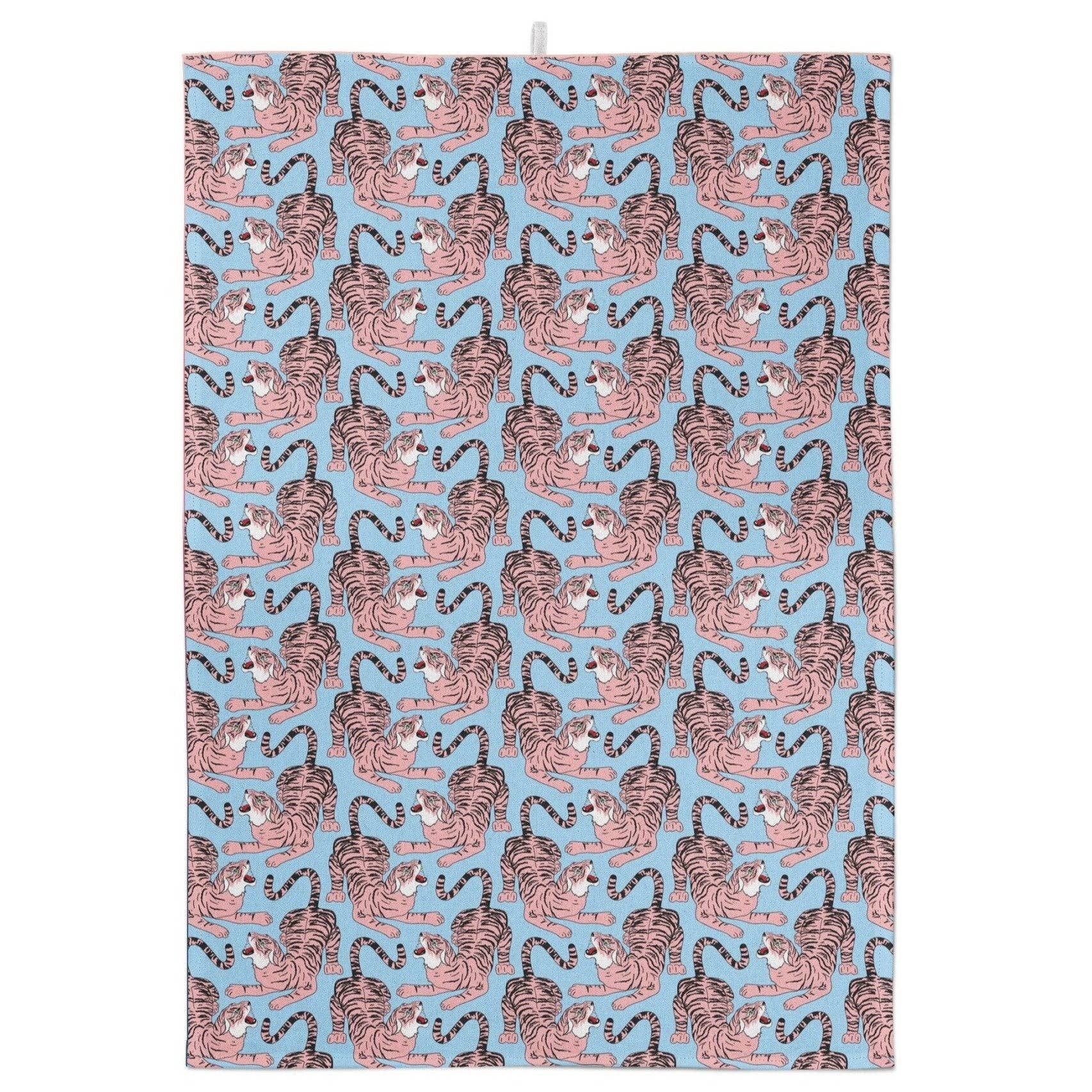 Growling Tiger Tea Towel | 100% Cotton Dish Towel