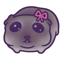 Funny Sad Hamster Meme Waterproof Vinyl Sticker