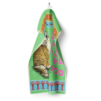 Feed The Cat Tea Towel | 100% Cotton Dish Towel